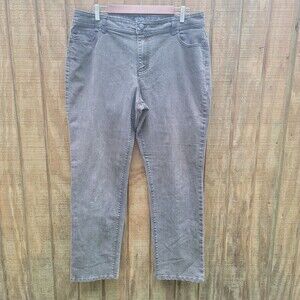 Additions By Chicos Brown Washed Jeans Womens Size 2.5  (L/14)